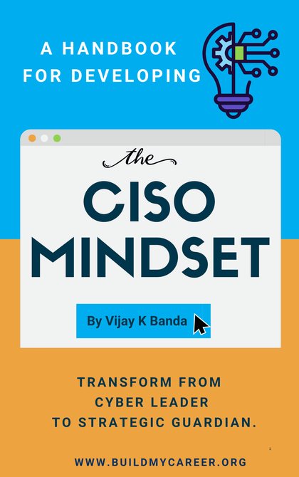 A Handbook for Developing the CISO Mindset, book cover